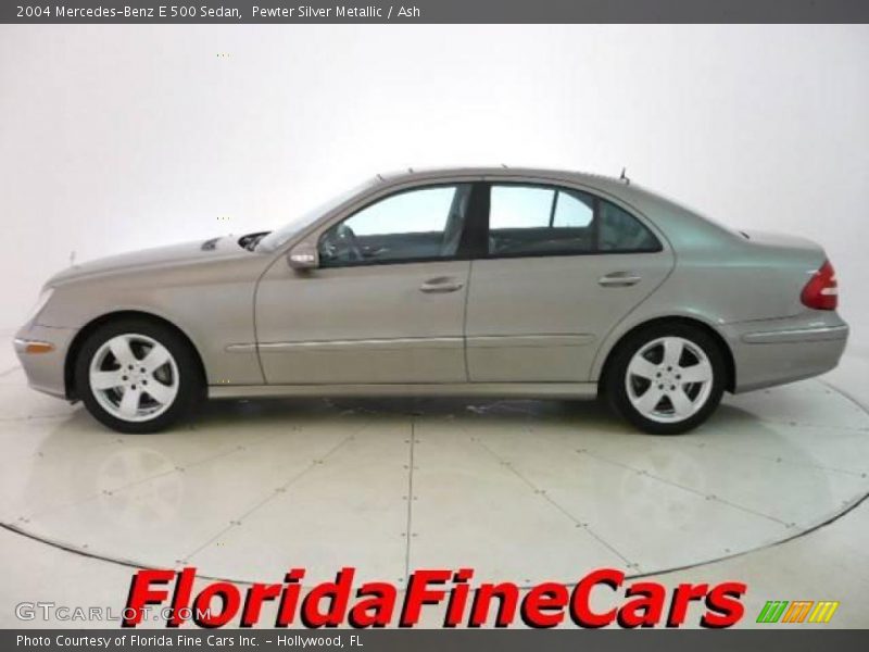 Pewter Silver Metallic / Ash 2004 Mercedes-Benz E 500 Sedan