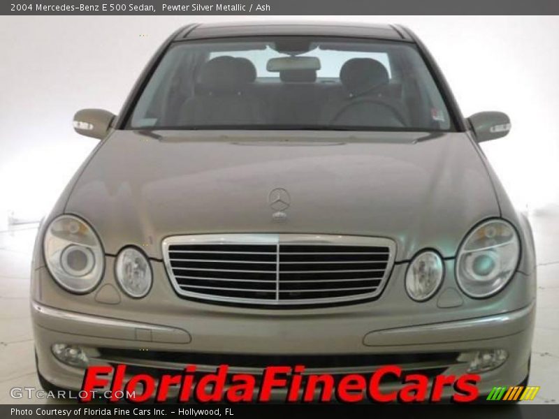 Pewter Silver Metallic / Ash 2004 Mercedes-Benz E 500 Sedan