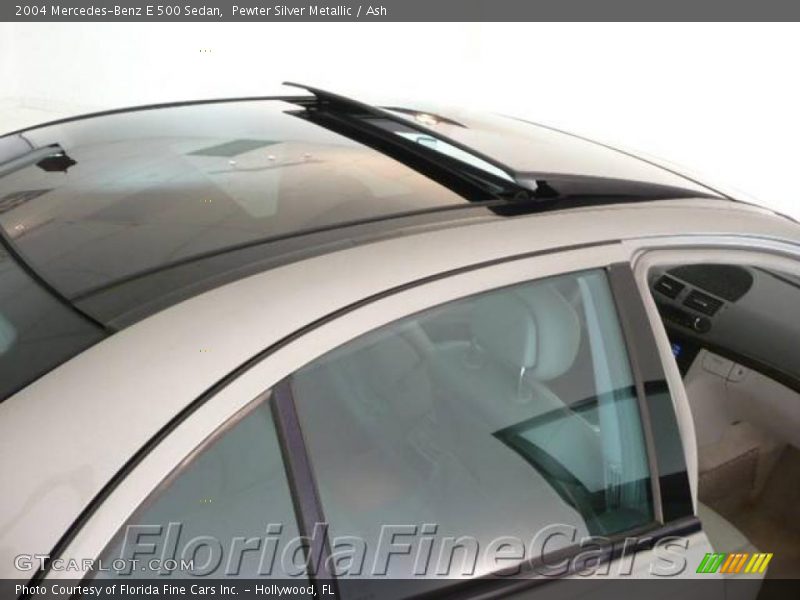 Pewter Silver Metallic / Ash 2004 Mercedes-Benz E 500 Sedan