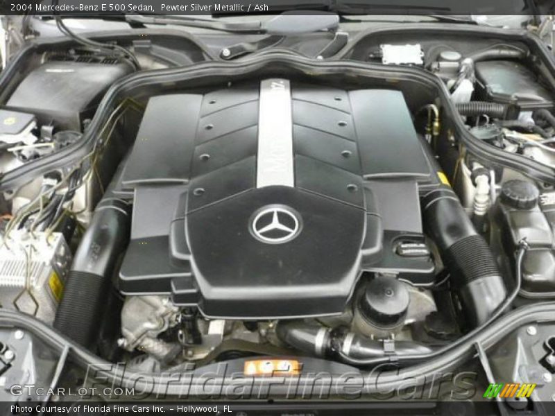 Pewter Silver Metallic / Ash 2004 Mercedes-Benz E 500 Sedan
