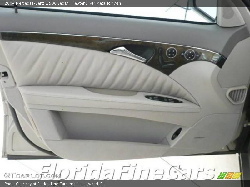 Pewter Silver Metallic / Ash 2004 Mercedes-Benz E 500 Sedan