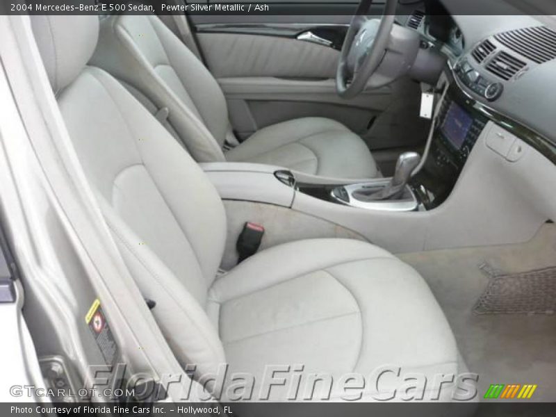 Pewter Silver Metallic / Ash 2004 Mercedes-Benz E 500 Sedan