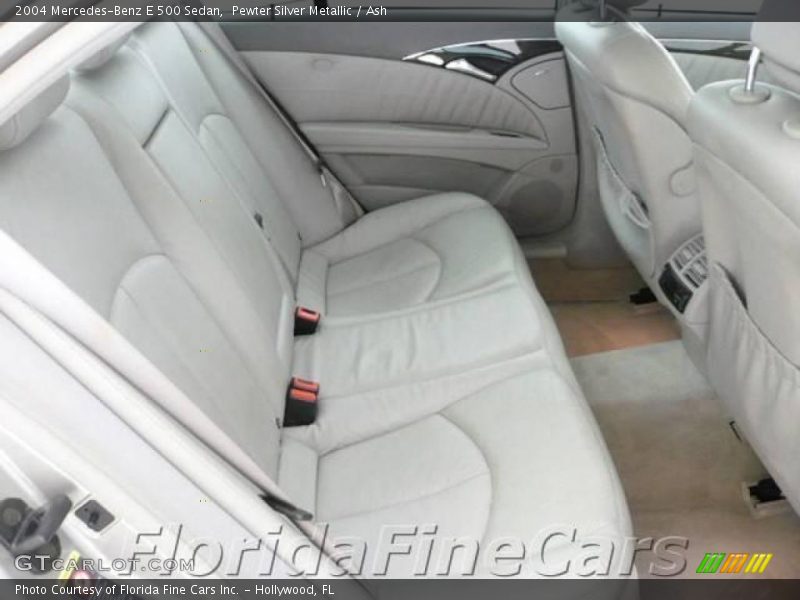Pewter Silver Metallic / Ash 2004 Mercedes-Benz E 500 Sedan