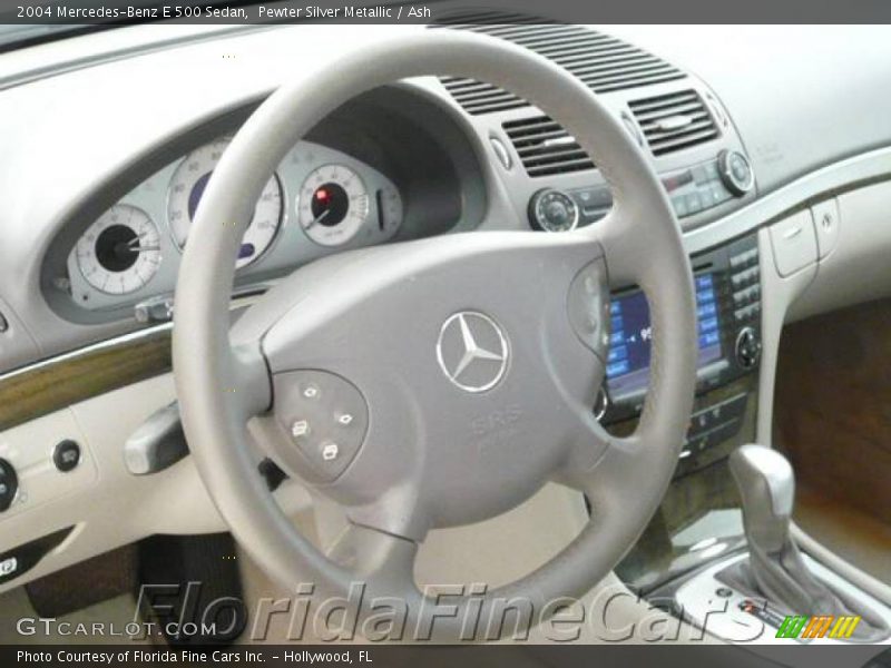Pewter Silver Metallic / Ash 2004 Mercedes-Benz E 500 Sedan