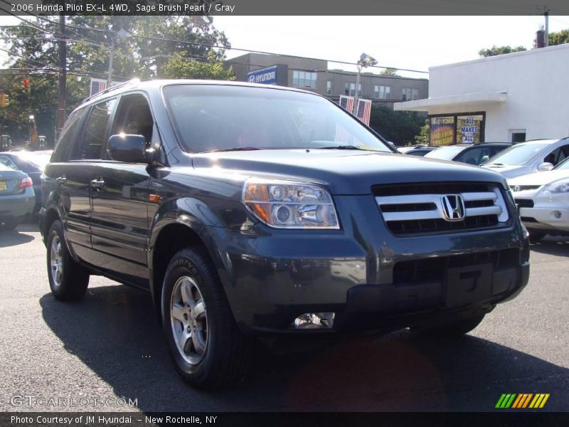 Sage Brush Pearl / Gray 2006 Honda Pilot EX-L 4WD