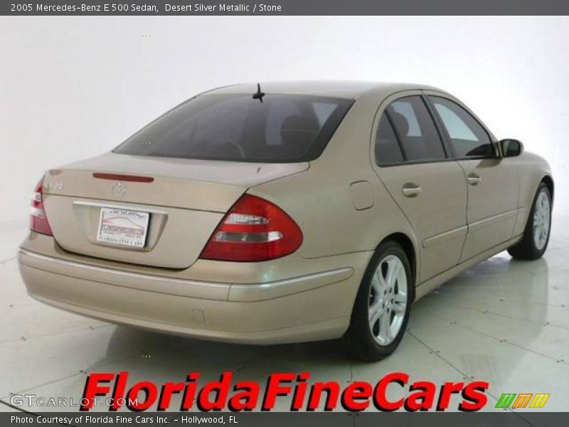 Desert Silver Metallic / Stone 2005 Mercedes-Benz E 500 Sedan