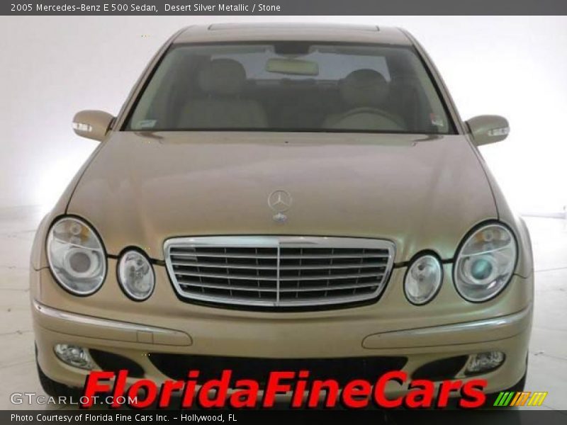 Desert Silver Metallic / Stone 2005 Mercedes-Benz E 500 Sedan