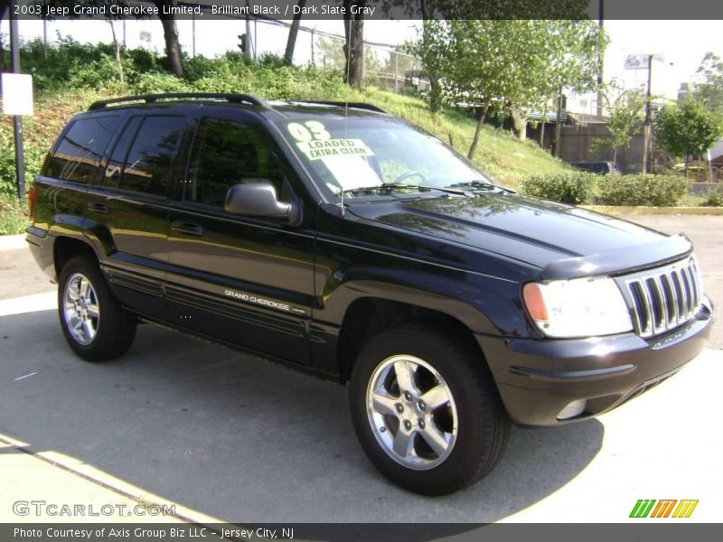 Brilliant Black / Dark Slate Gray 2003 Jeep Grand Cherokee Limited