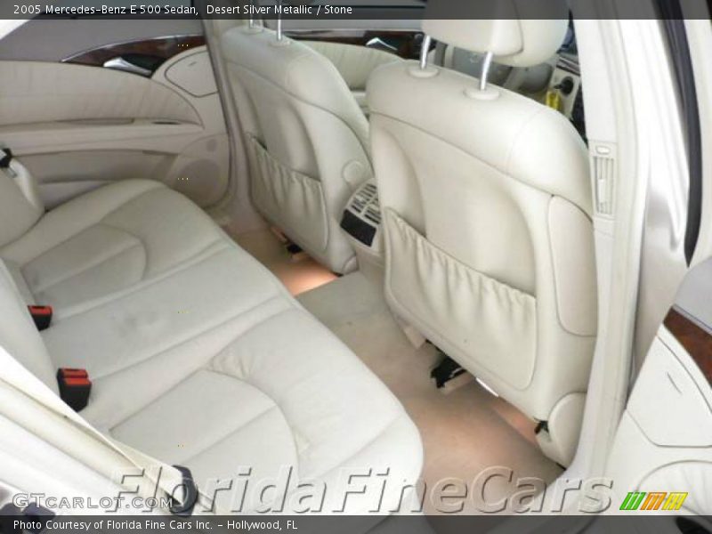 Desert Silver Metallic / Stone 2005 Mercedes-Benz E 500 Sedan