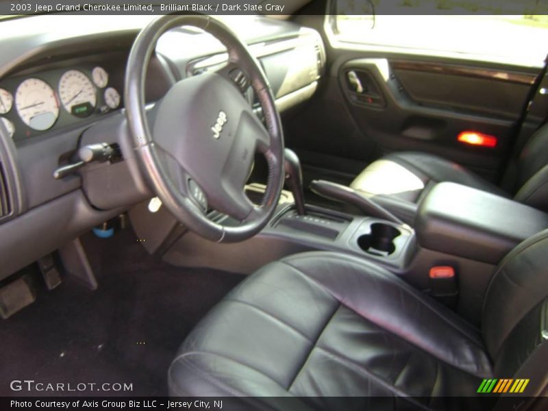 Brilliant Black / Dark Slate Gray 2003 Jeep Grand Cherokee Limited