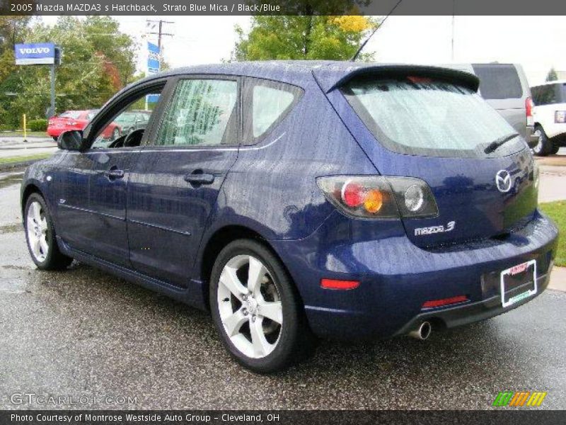 Strato Blue Mica / Black/Blue 2005 Mazda MAZDA3 s Hatchback