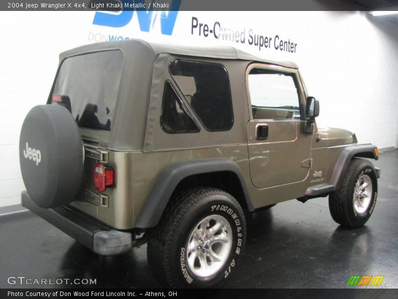 Light Khaki Metallic / Khaki 2004 Jeep Wrangler X 4x4