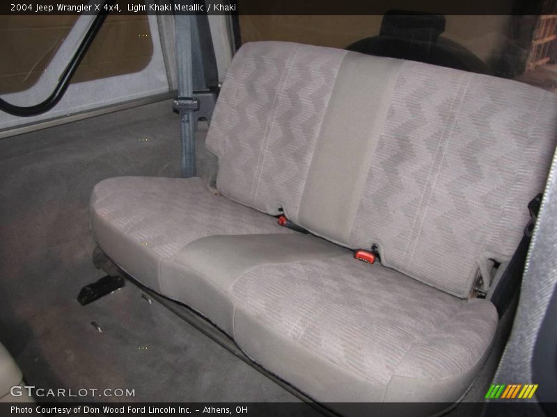 Light Khaki Metallic / Khaki 2004 Jeep Wrangler X 4x4