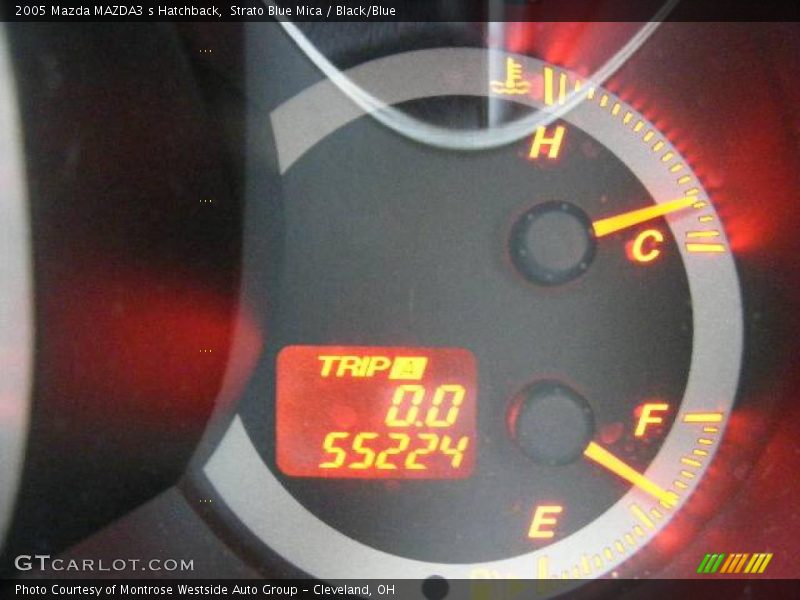 Strato Blue Mica / Black/Blue 2005 Mazda MAZDA3 s Hatchback