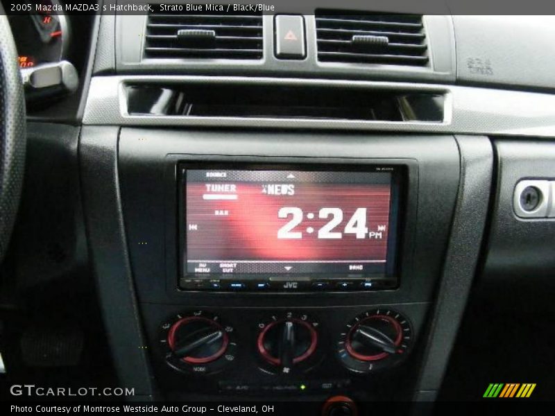 Strato Blue Mica / Black/Blue 2005 Mazda MAZDA3 s Hatchback