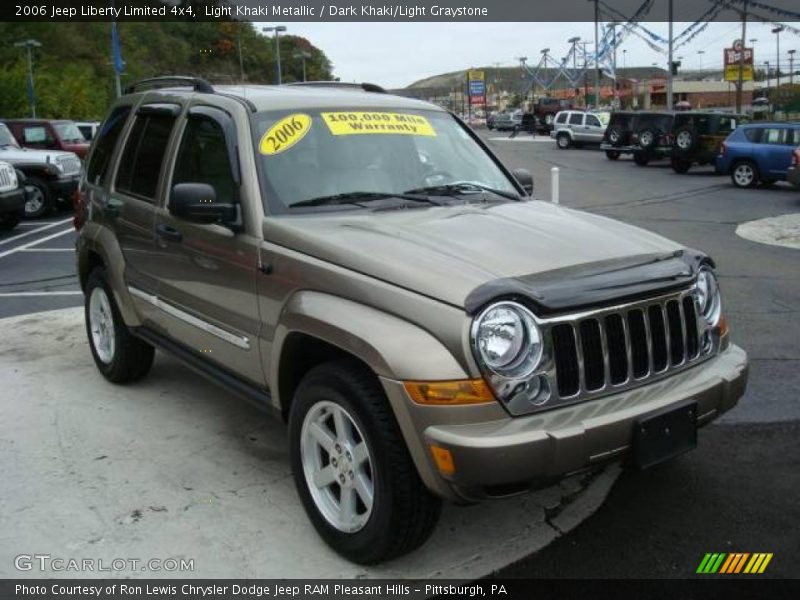 Light Khaki Metallic / Dark Khaki/Light Graystone 2006 Jeep Liberty Limited 4x4