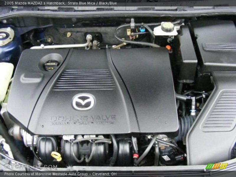 Strato Blue Mica / Black/Blue 2005 Mazda MAZDA3 s Hatchback
