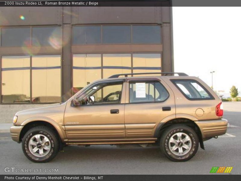 Roman Bronze Metallic / Beige 2000 Isuzu Rodeo LS