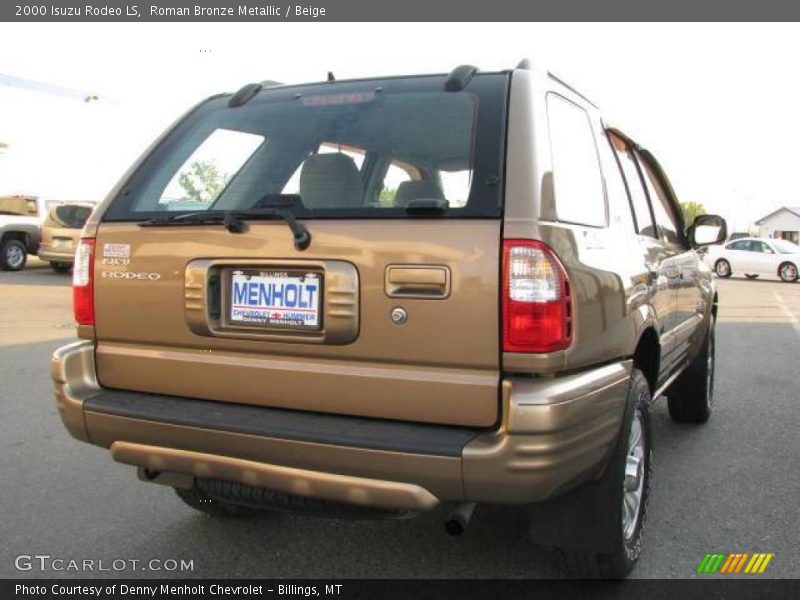 Roman Bronze Metallic / Beige 2000 Isuzu Rodeo LS