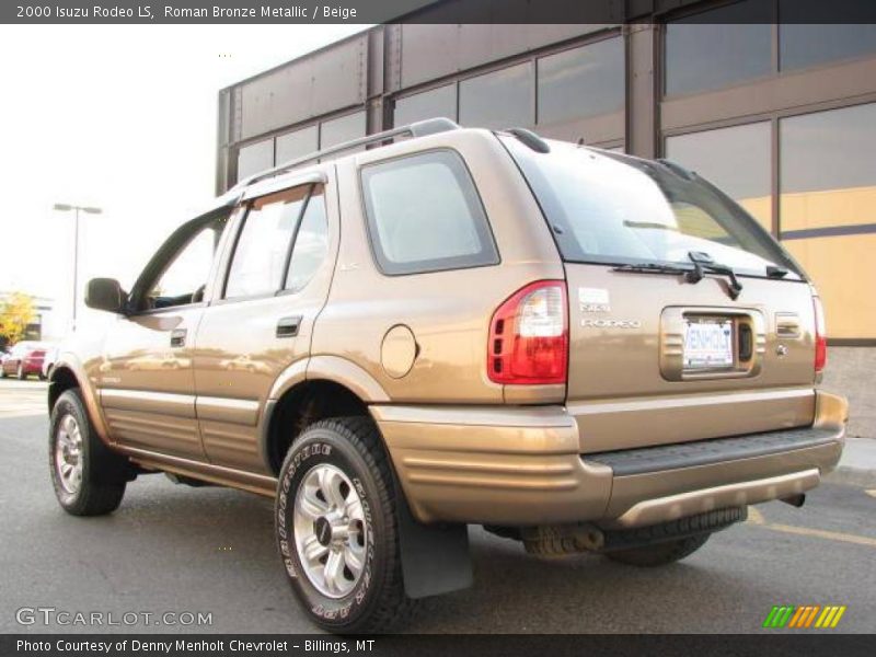 Roman Bronze Metallic / Beige 2000 Isuzu Rodeo LS