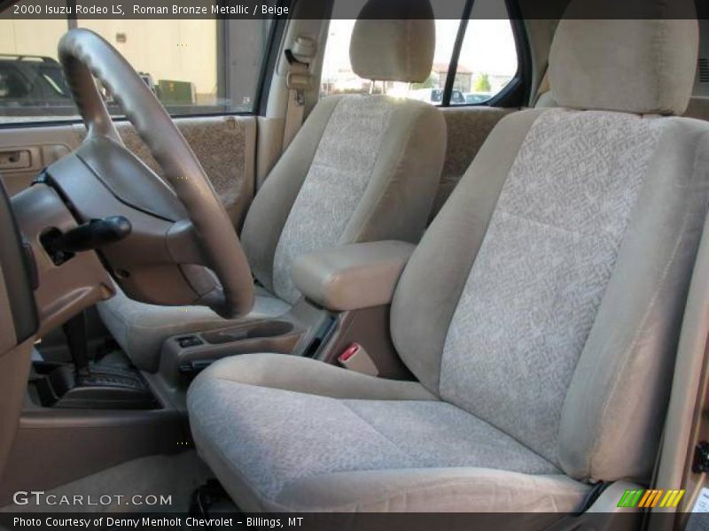 Roman Bronze Metallic / Beige 2000 Isuzu Rodeo LS