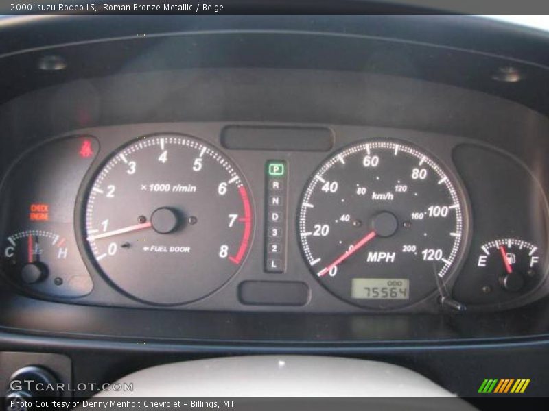 Roman Bronze Metallic / Beige 2000 Isuzu Rodeo LS
