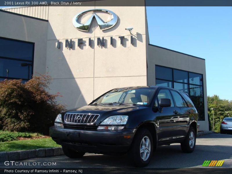Black Onyx / Ivory 2001 Lexus RX 300 AWD