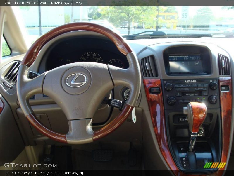 Black Onyx / Ivory 2001 Lexus RX 300 AWD