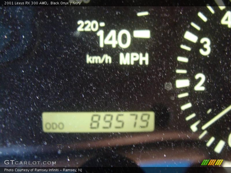 Black Onyx / Ivory 2001 Lexus RX 300 AWD