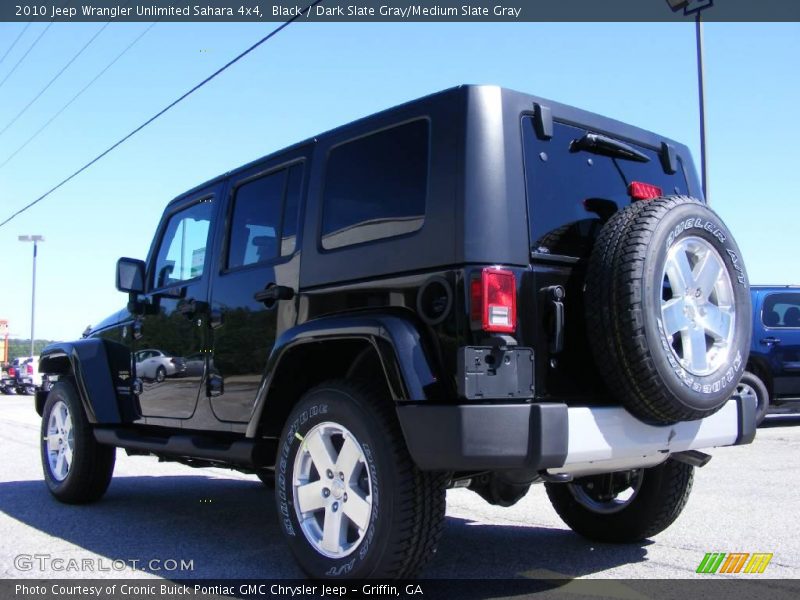Black / Dark Slate Gray/Medium Slate Gray 2010 Jeep Wrangler Unlimited Sahara 4x4