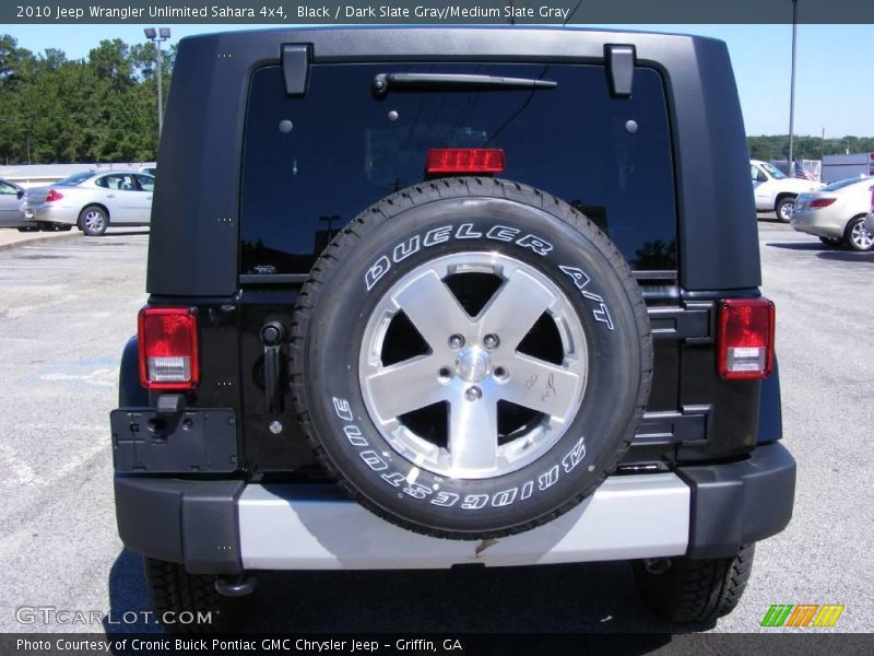 Black / Dark Slate Gray/Medium Slate Gray 2010 Jeep Wrangler Unlimited Sahara 4x4