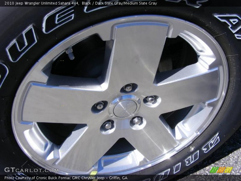 Black / Dark Slate Gray/Medium Slate Gray 2010 Jeep Wrangler Unlimited Sahara 4x4