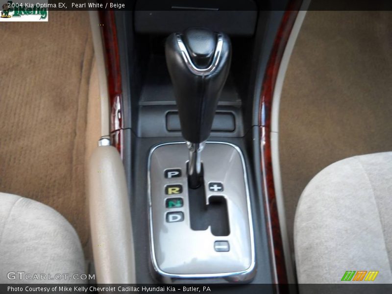 Pearl White / Beige 2004 Kia Optima EX