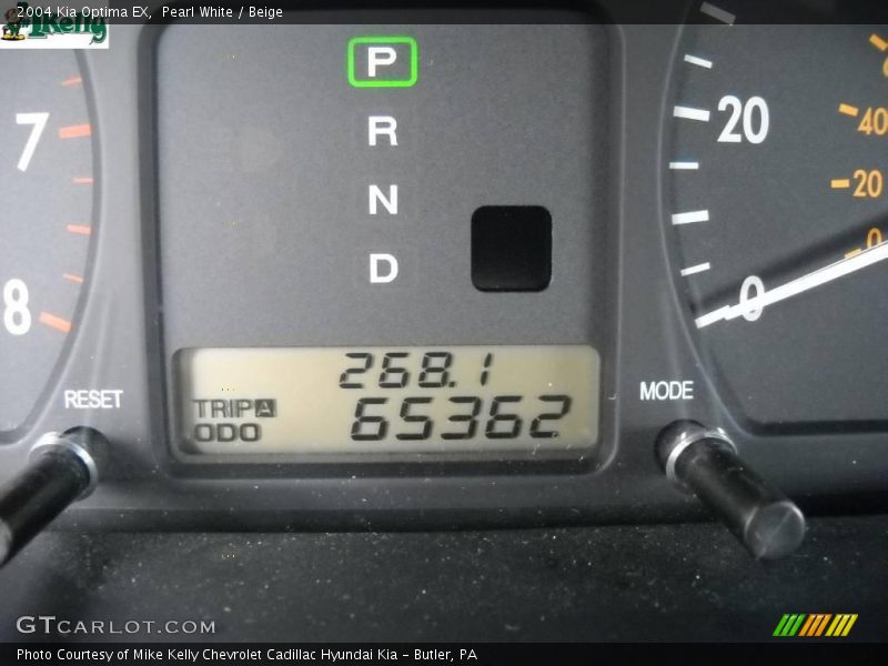 Pearl White / Beige 2004 Kia Optima EX