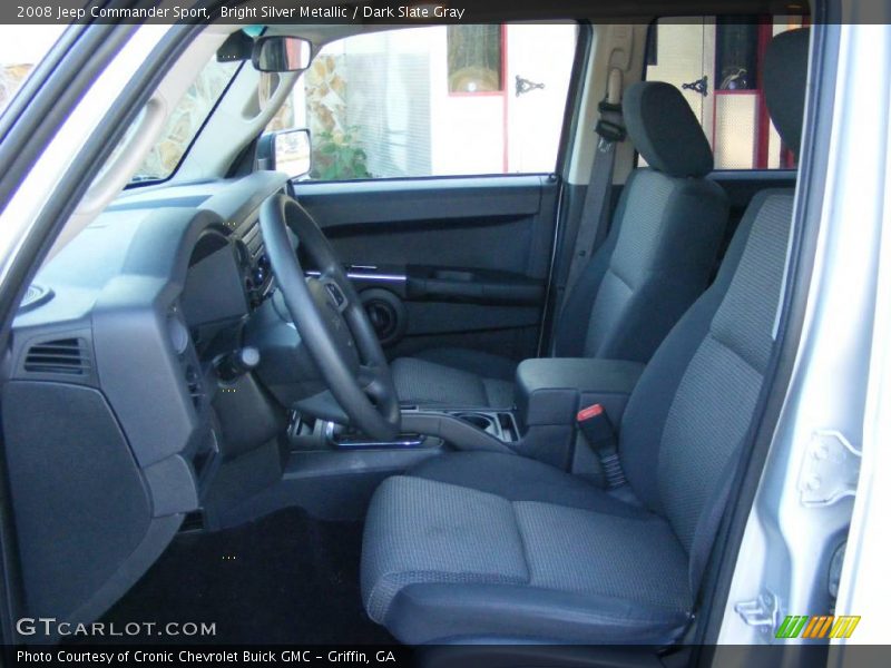 Bright Silver Metallic / Dark Slate Gray 2008 Jeep Commander Sport
