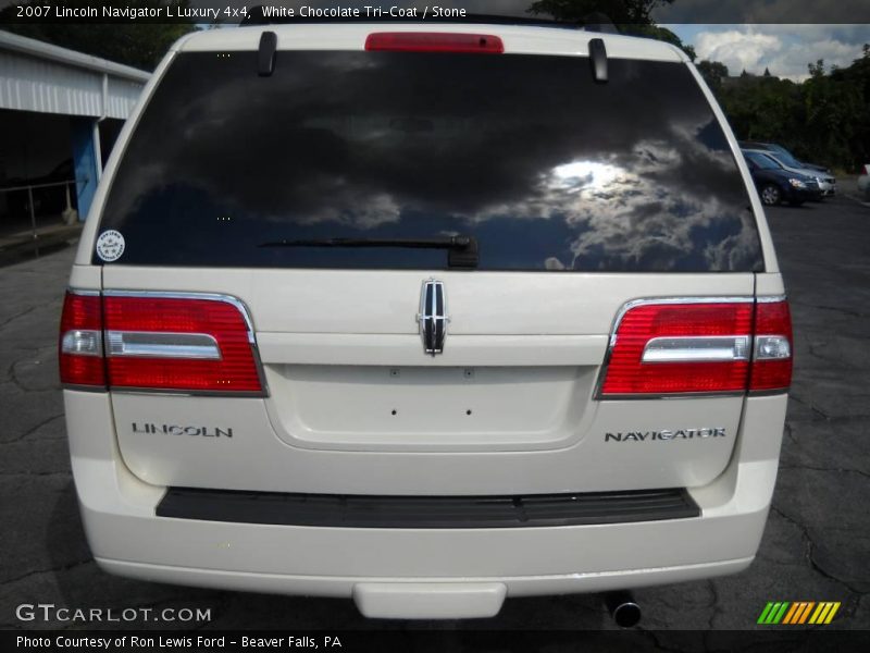 White Chocolate Tri-Coat / Stone 2007 Lincoln Navigator L Luxury 4x4