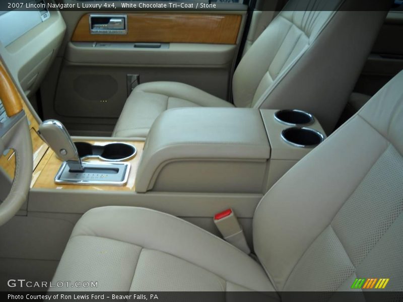 White Chocolate Tri-Coat / Stone 2007 Lincoln Navigator L Luxury 4x4