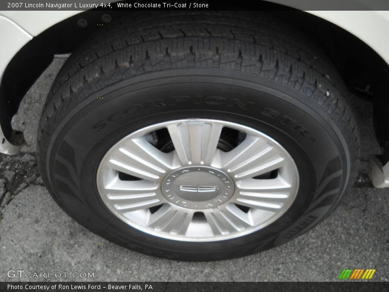 White Chocolate Tri-Coat / Stone 2007 Lincoln Navigator L Luxury 4x4