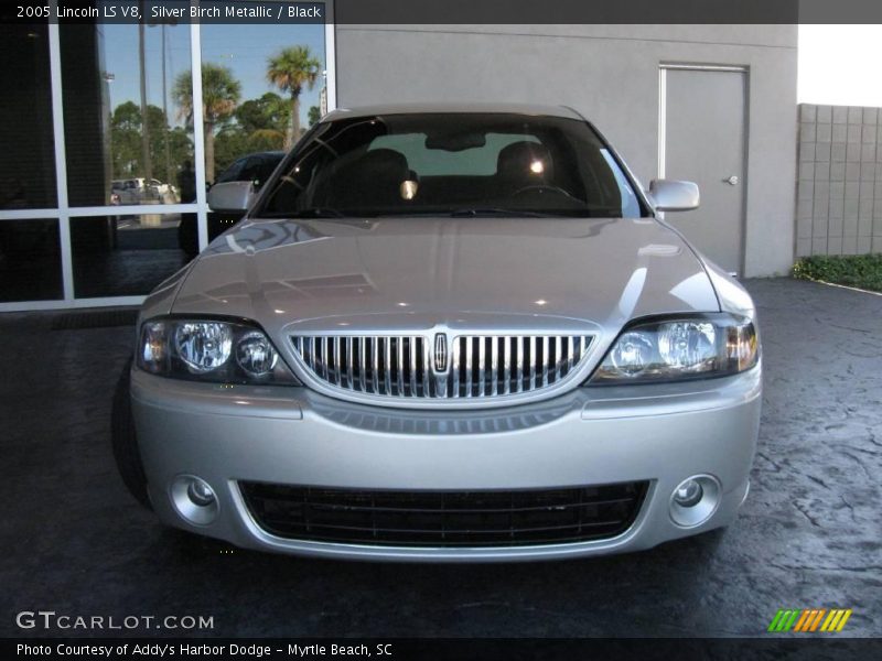 Silver Birch Metallic / Black 2005 Lincoln LS V8