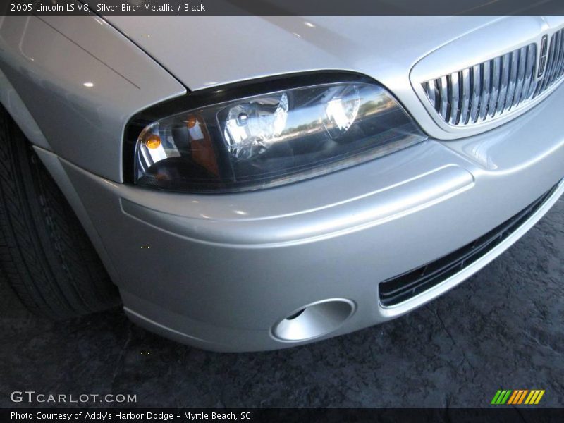 Silver Birch Metallic / Black 2005 Lincoln LS V8
