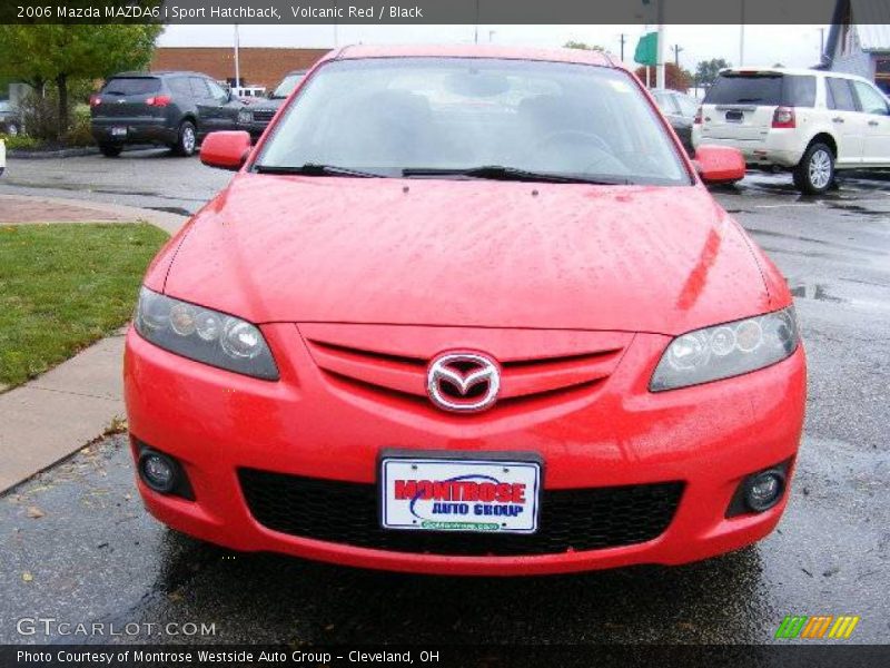 Volcanic Red / Black 2006 Mazda MAZDA6 i Sport Hatchback
