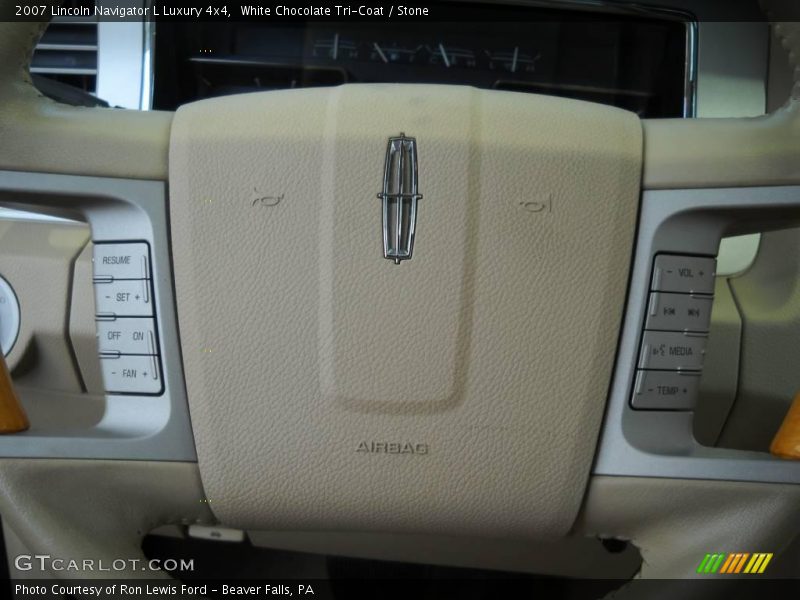 White Chocolate Tri-Coat / Stone 2007 Lincoln Navigator L Luxury 4x4
