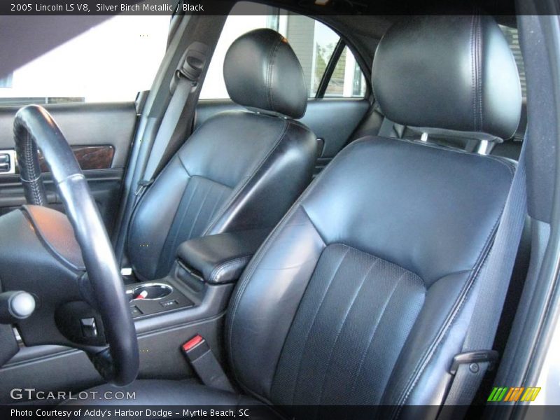 Silver Birch Metallic / Black 2005 Lincoln LS V8