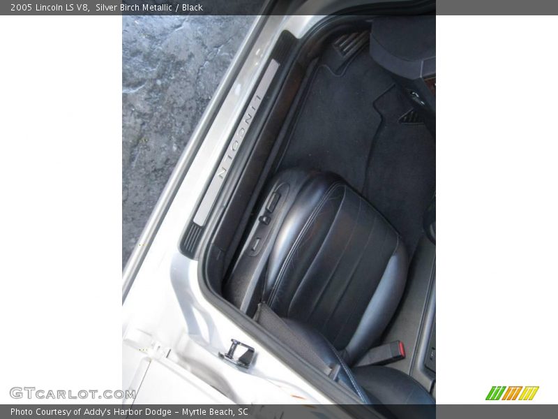 Silver Birch Metallic / Black 2005 Lincoln LS V8