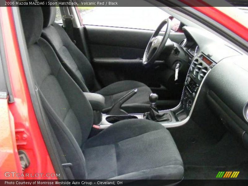 Volcanic Red / Black 2006 Mazda MAZDA6 i Sport Hatchback