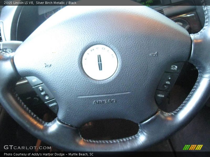 Silver Birch Metallic / Black 2005 Lincoln LS V8
