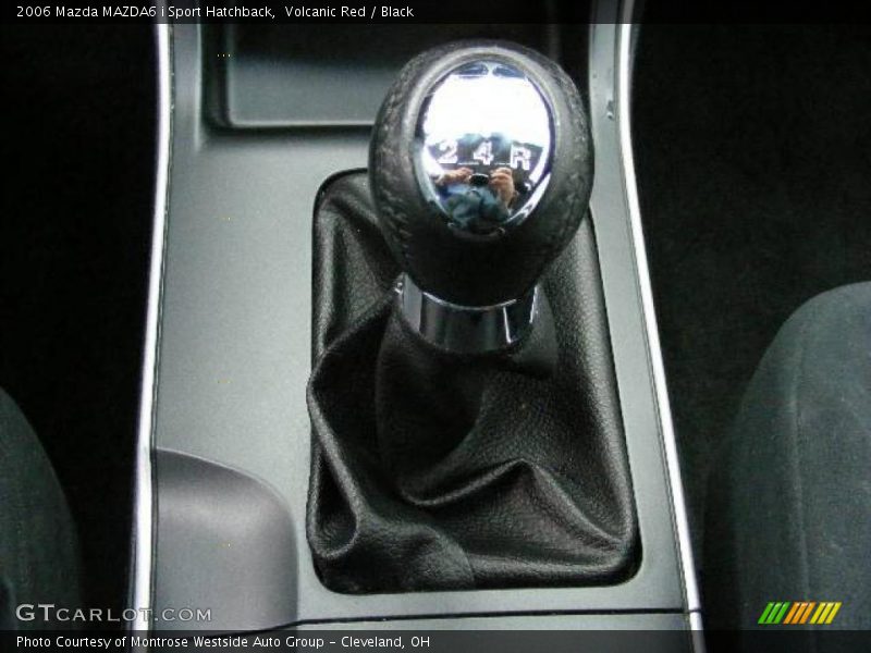 Volcanic Red / Black 2006 Mazda MAZDA6 i Sport Hatchback