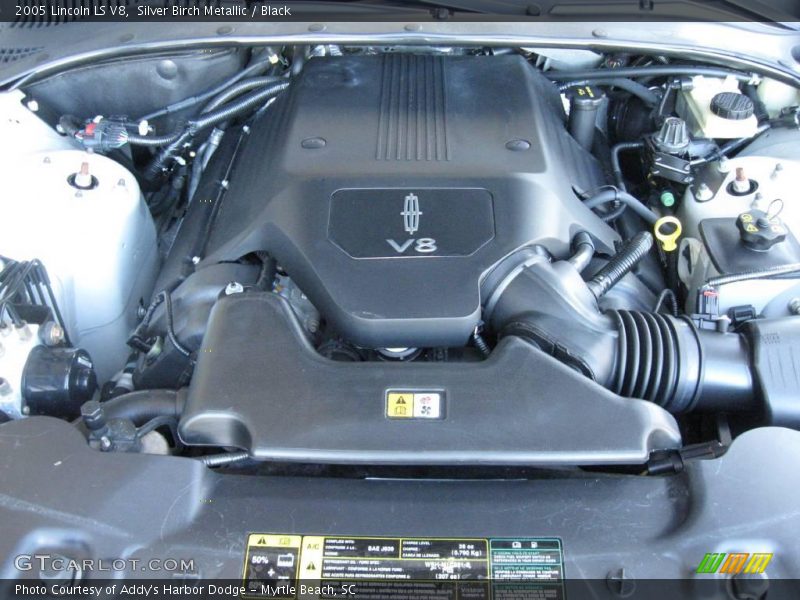 Silver Birch Metallic / Black 2005 Lincoln LS V8