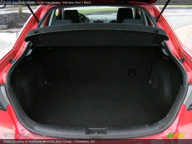 Volcanic Red / Black 2006 Mazda MAZDA6 i Sport Hatchback