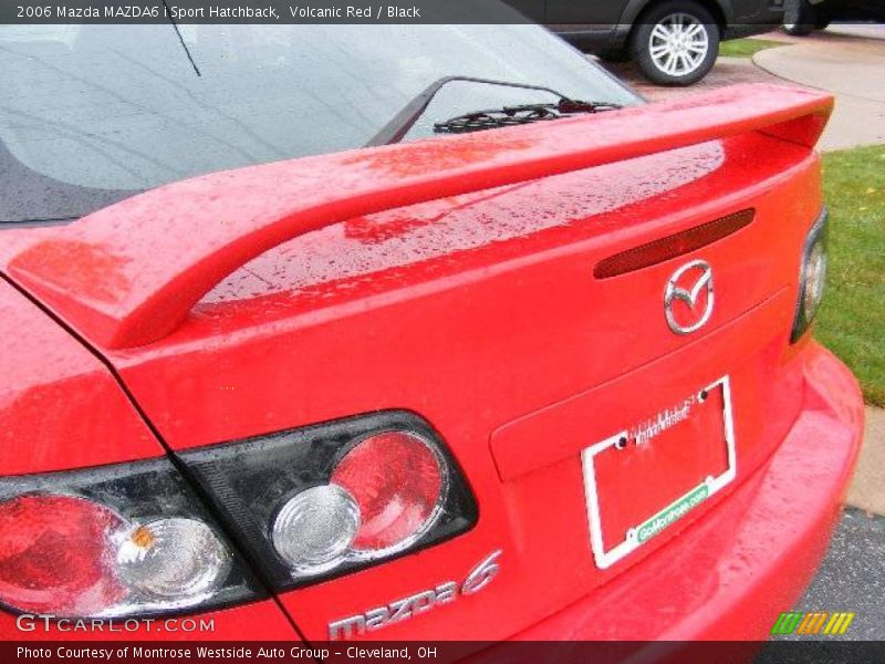 Volcanic Red / Black 2006 Mazda MAZDA6 i Sport Hatchback